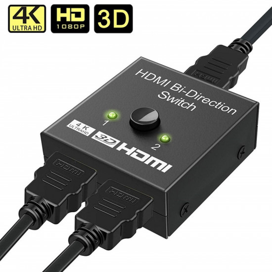 Répartiteur 4K HDMI commutateur KVM bi-direction